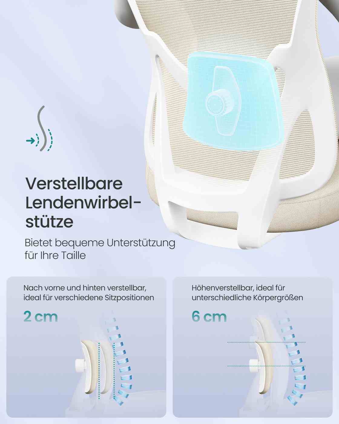 Ergonomic office chair with adjustable support - Image 5