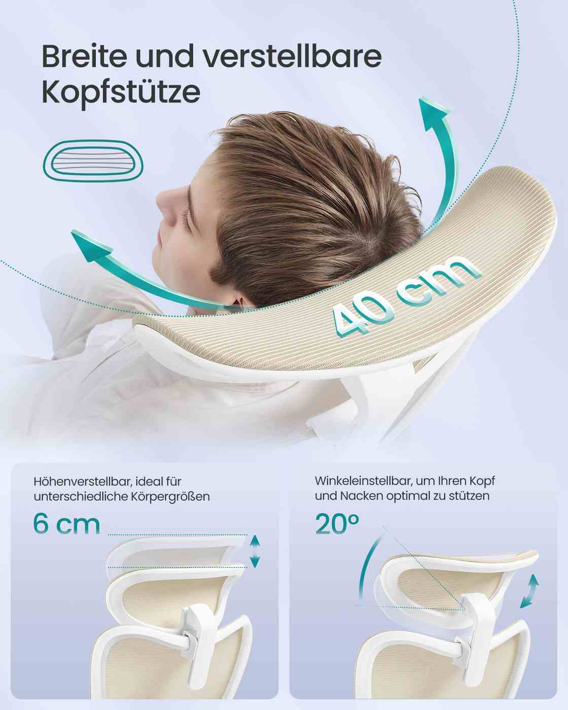Ergonomic office chair with adjustable support - Image 7
