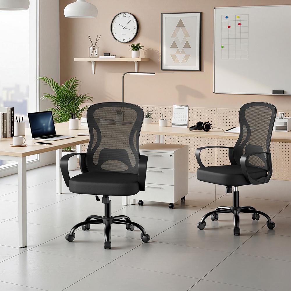 Mesh chair, ergonomic office chair, desk chair with rocking function - Image 3