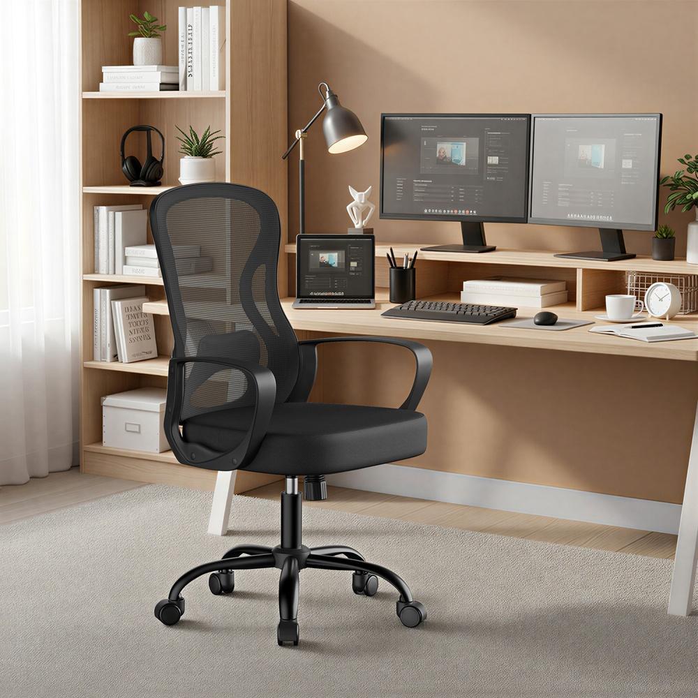 Mesh chair, ergonomic office chair, desk chair with rocking function - Image 4