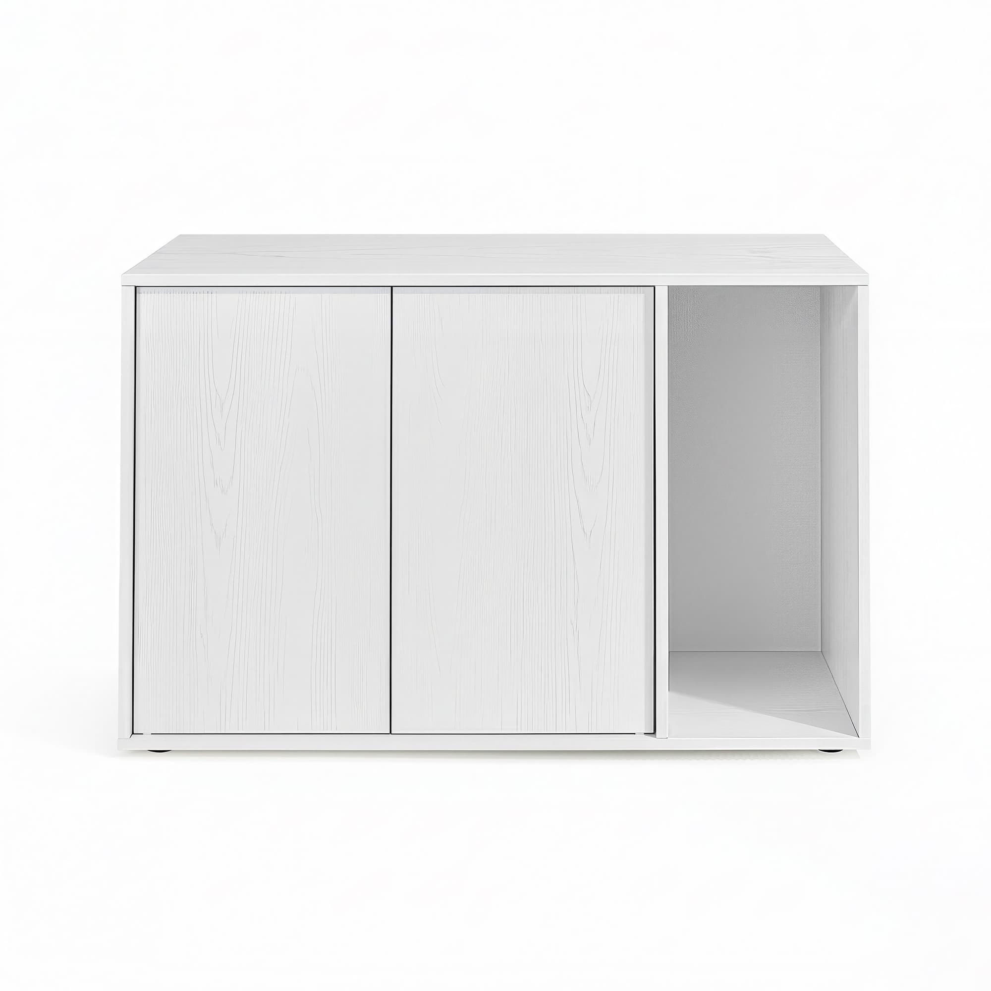 Litter box cabinet, tool-free technology, super-fast tool-free assembly