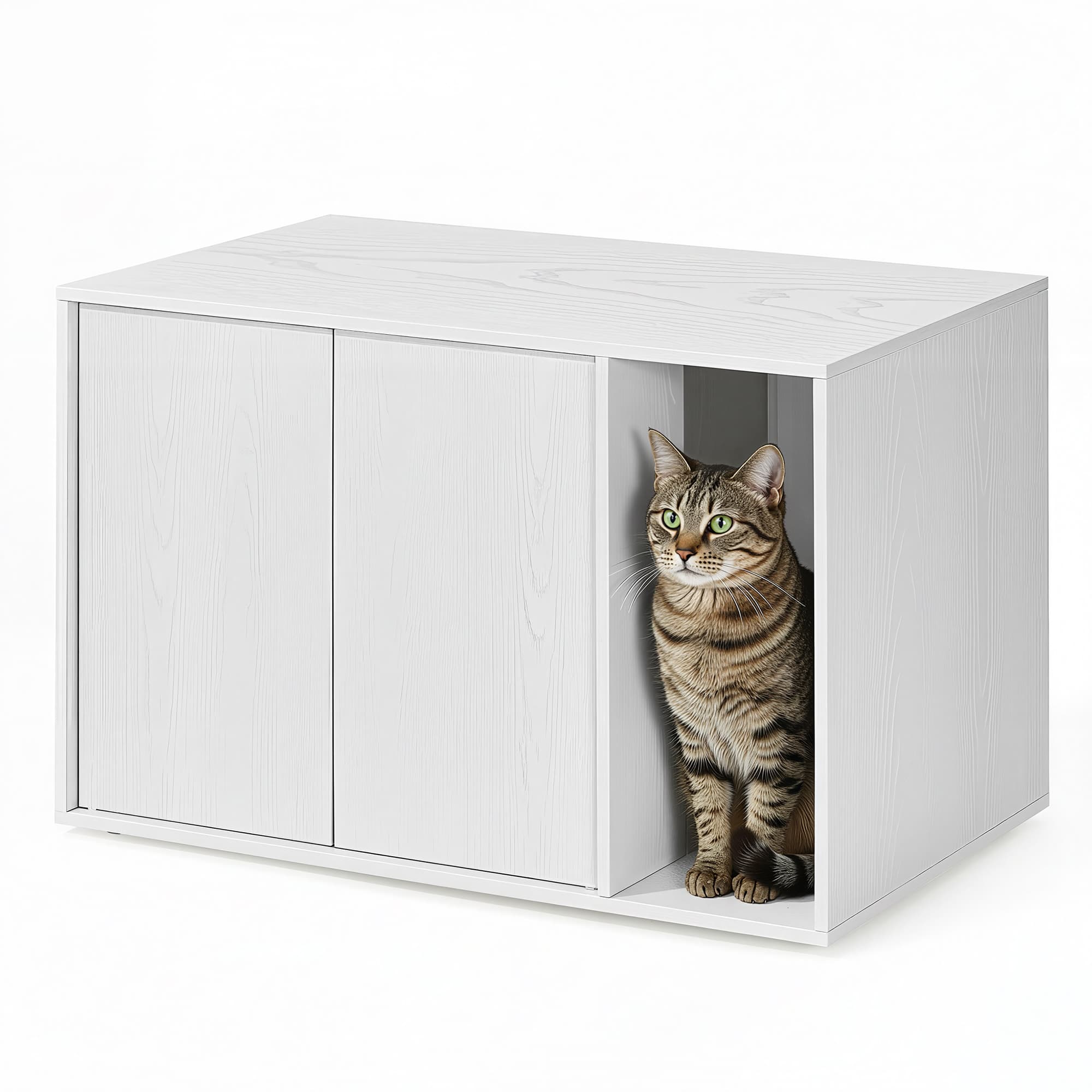 Litter box cabinet, tool-free technology, super-fast tool-free assembly - Image 2