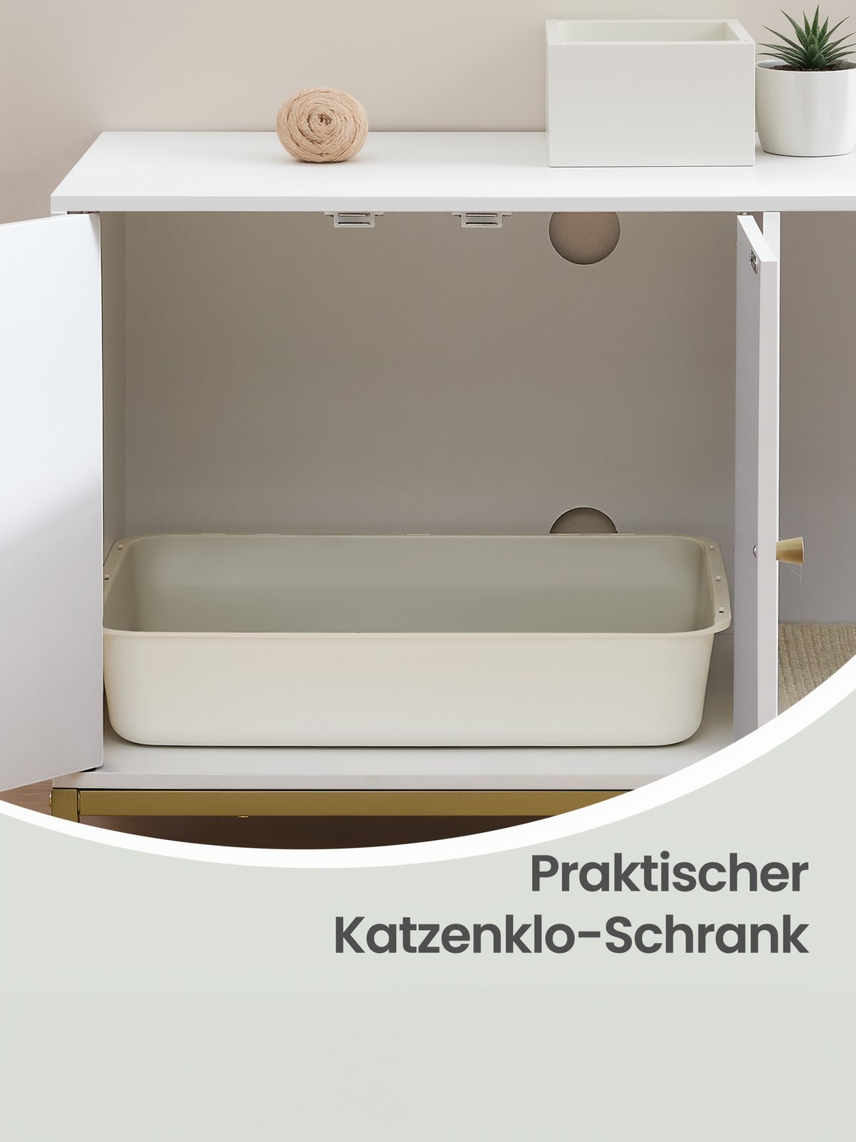 Kattebakke-skab, kattehus, kattebakke - Billede 6