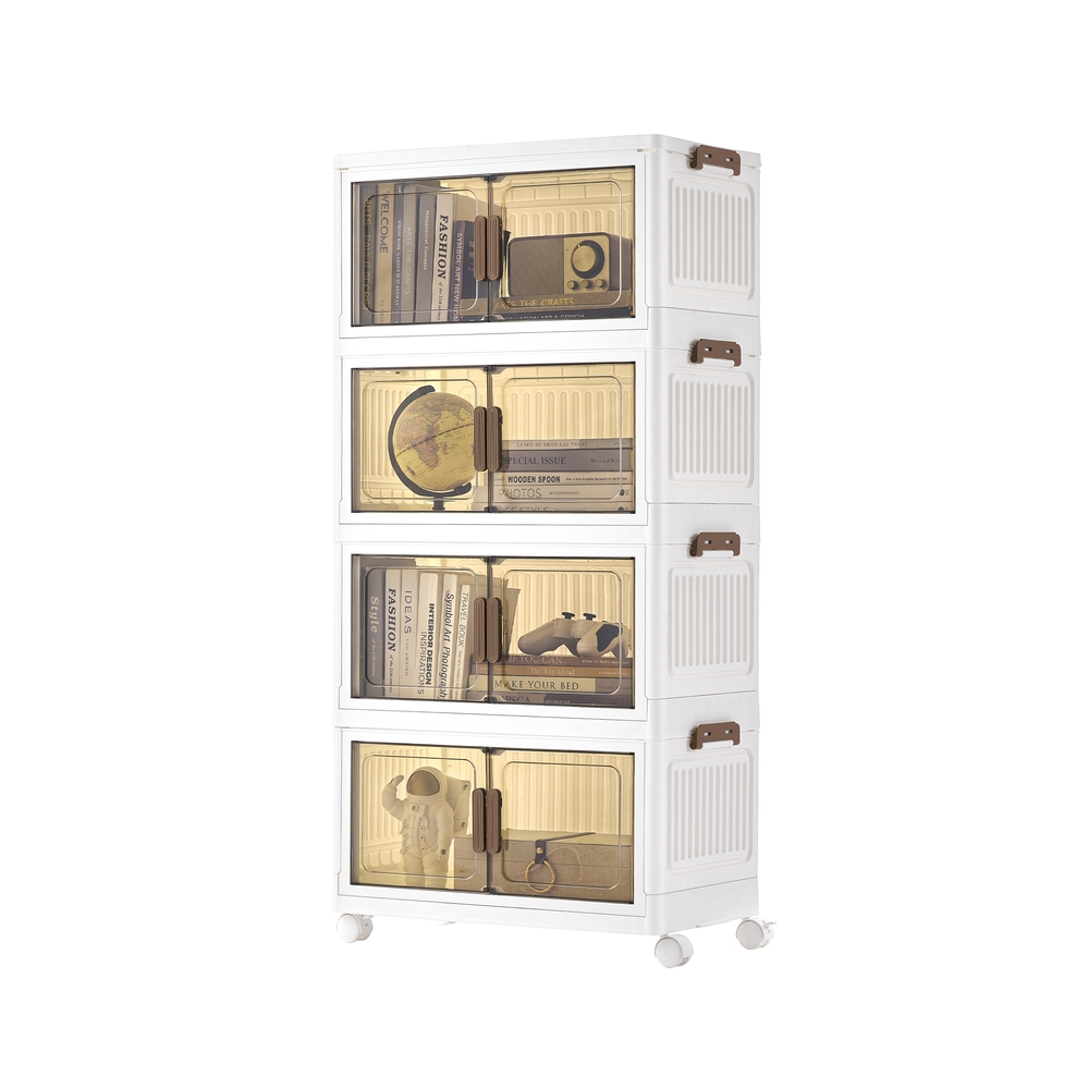 Storage boxes with 4 levels and 1 lid