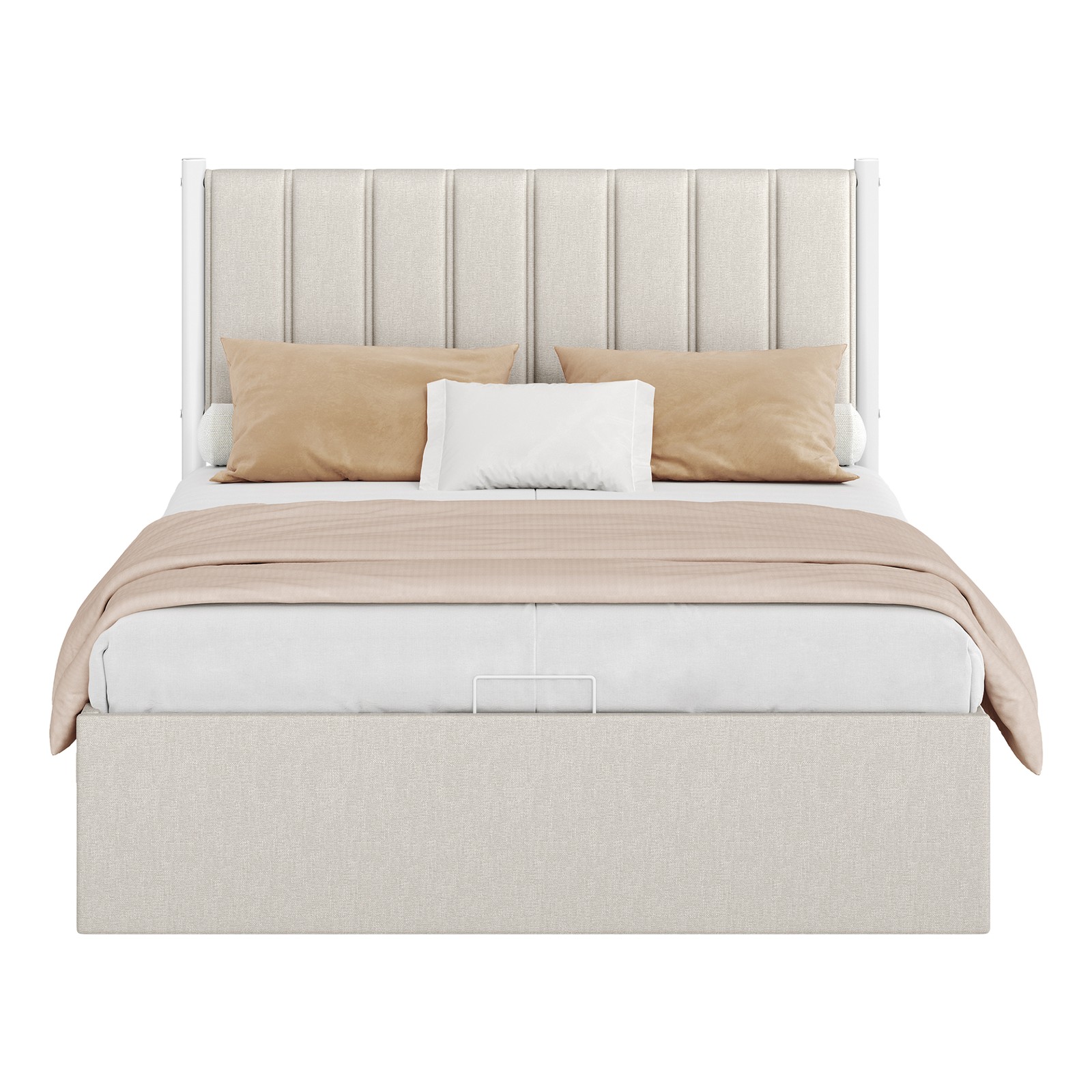 Bed frame, 160 x 200 cm, fold-up slatted base