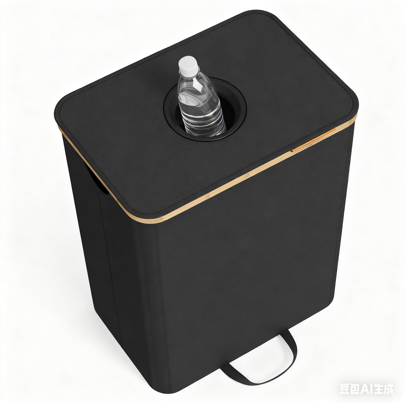 100 L bottle container, recycling bin with lid and inner bag, bottle collector for the kitchen - Image 8