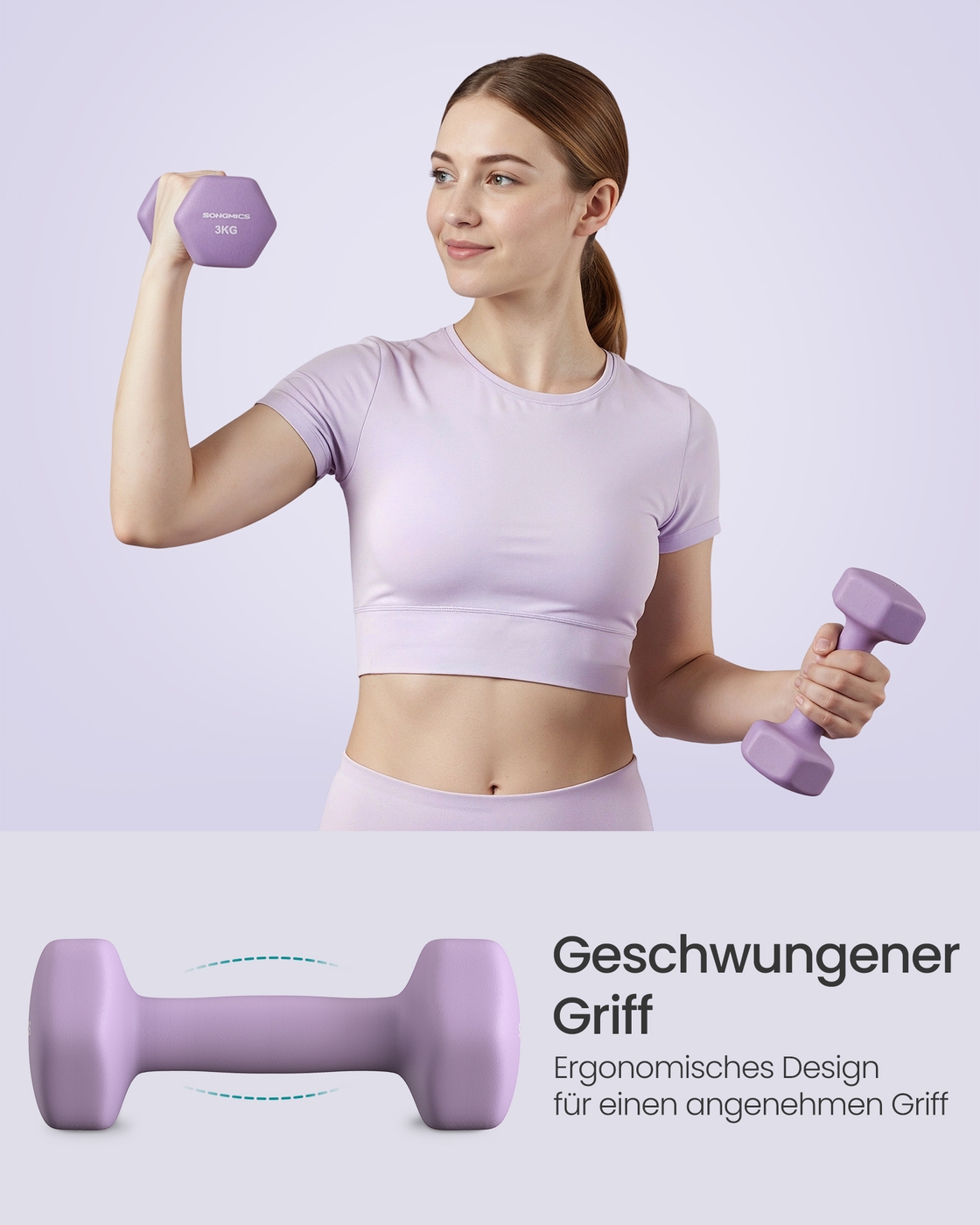 Dumbbell set with dumbbell rack - Image 3