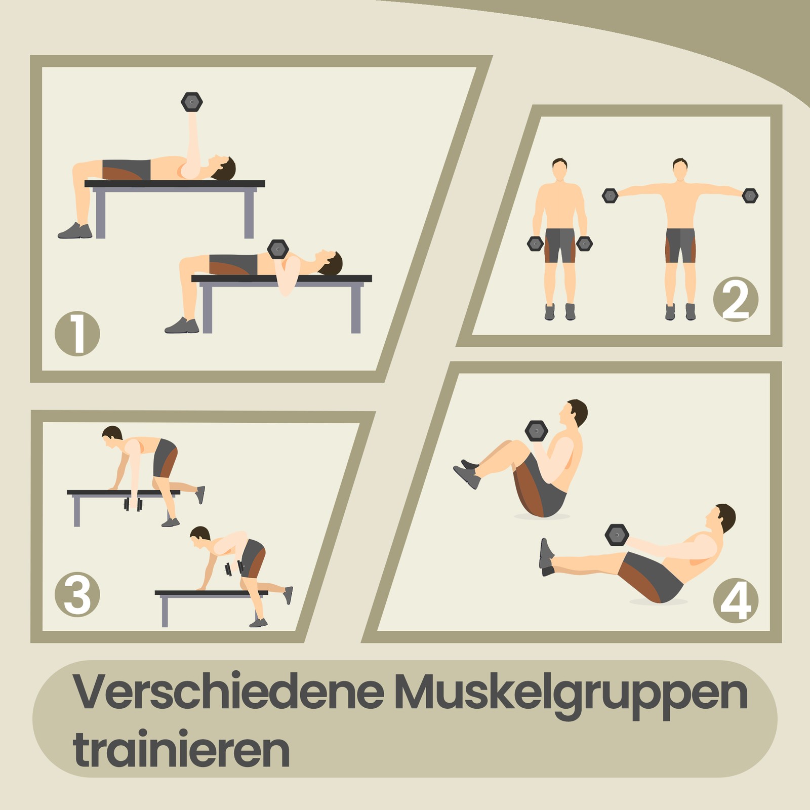 SONGMICS støbejernshåndvægte med riflet stang og stjerneformede låse, håndvægtssæt til mænd, 2 stk., 40 kg - Billede 7