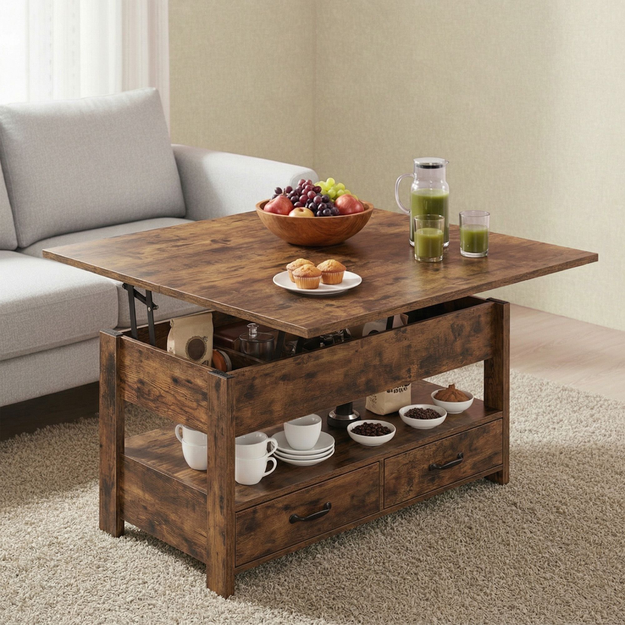 Sofabord, stuebord, gascylinder - Billede 4