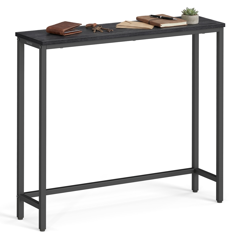 Console table, hallway table, single-piece tabletop, easy to assemble, narrow coffee table