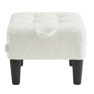 Seating stool, footstool, fleece, stool, thick padding