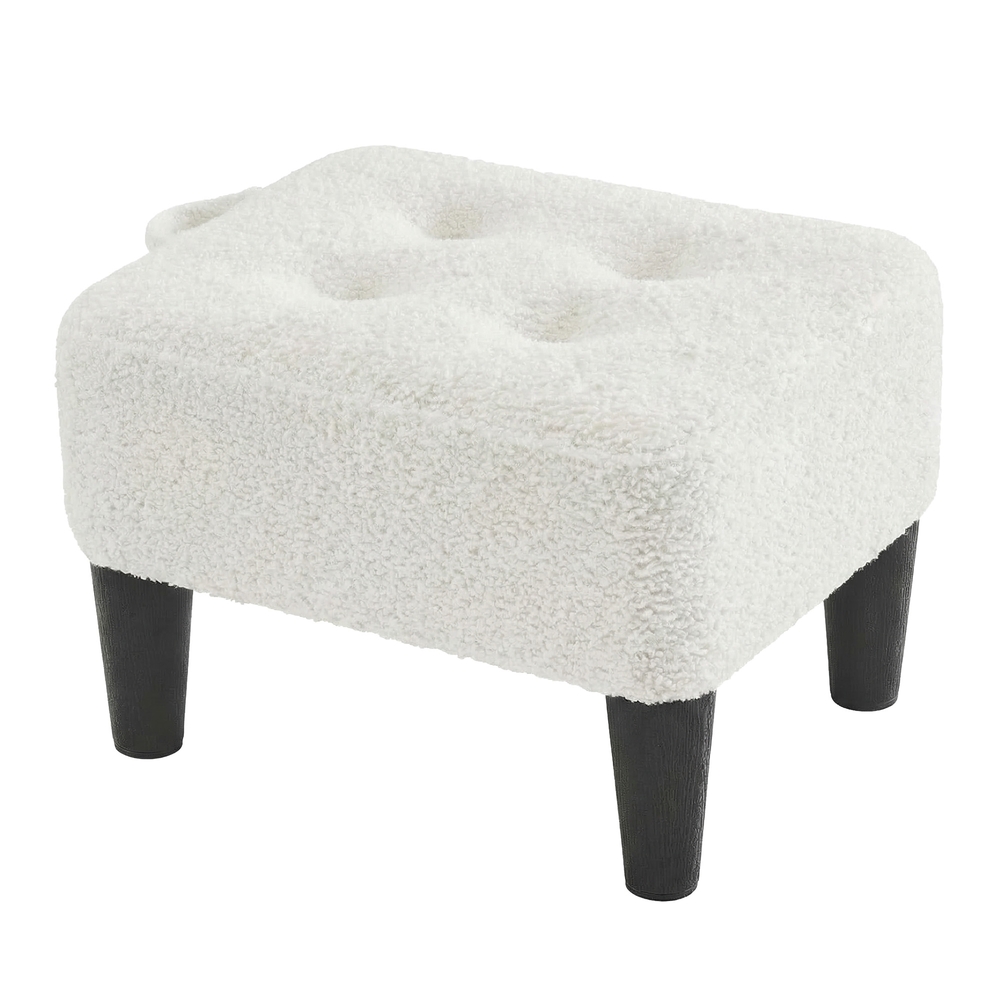 Seating stool, footstool, fleece, stool, thick padding
