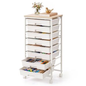 Trolley with drawers, 8 tiers, 39.5 x 28.5 x 76.5 cm