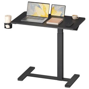 Mobile side table with castors, 80 x 45 cm