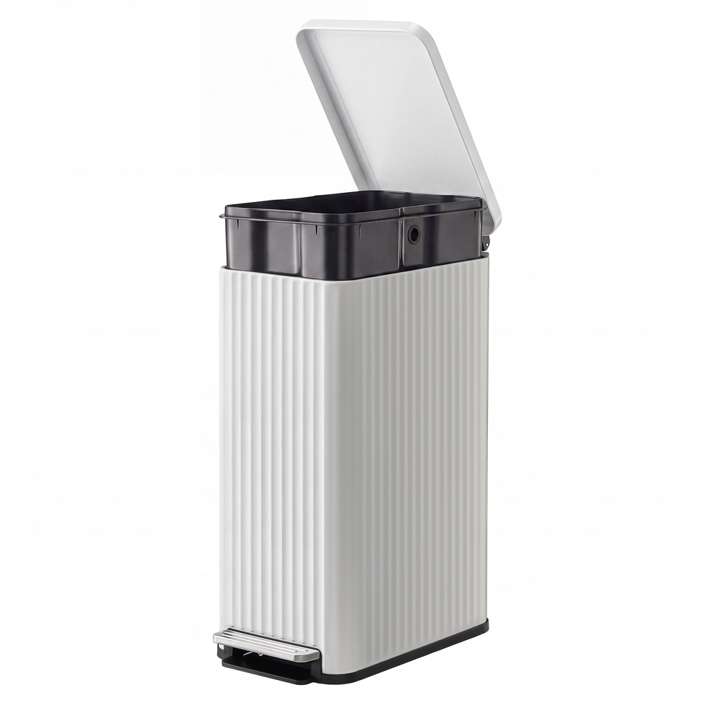 50 L kitchen bin, pedal bin with soft-close lid