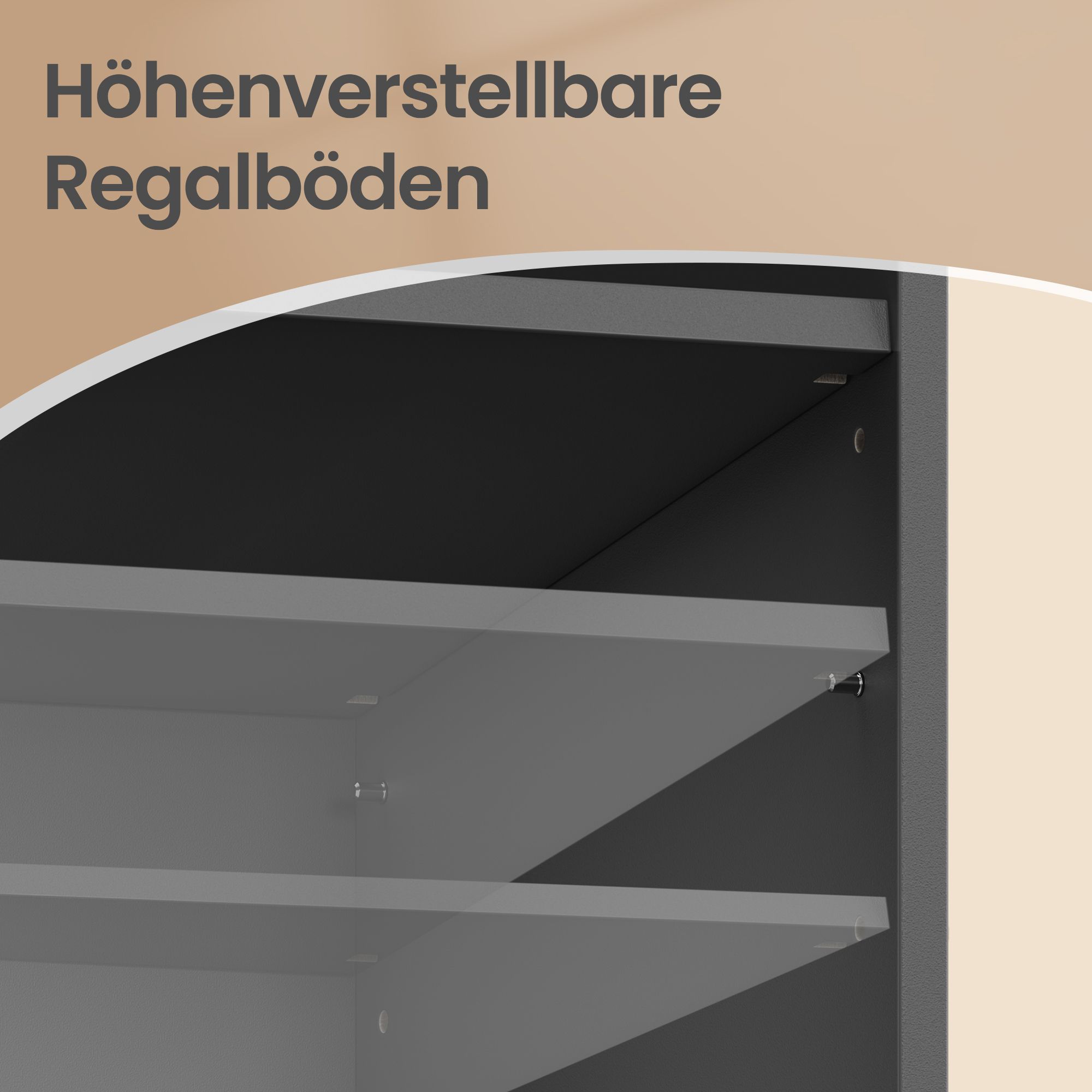 Rolling cabinet, filing cabinet, cabinet with door