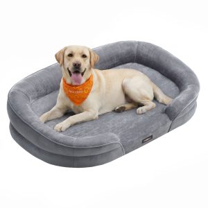 Orthopaedic dog bed for medium-sized dogs, 112 x 81 x 18 cm