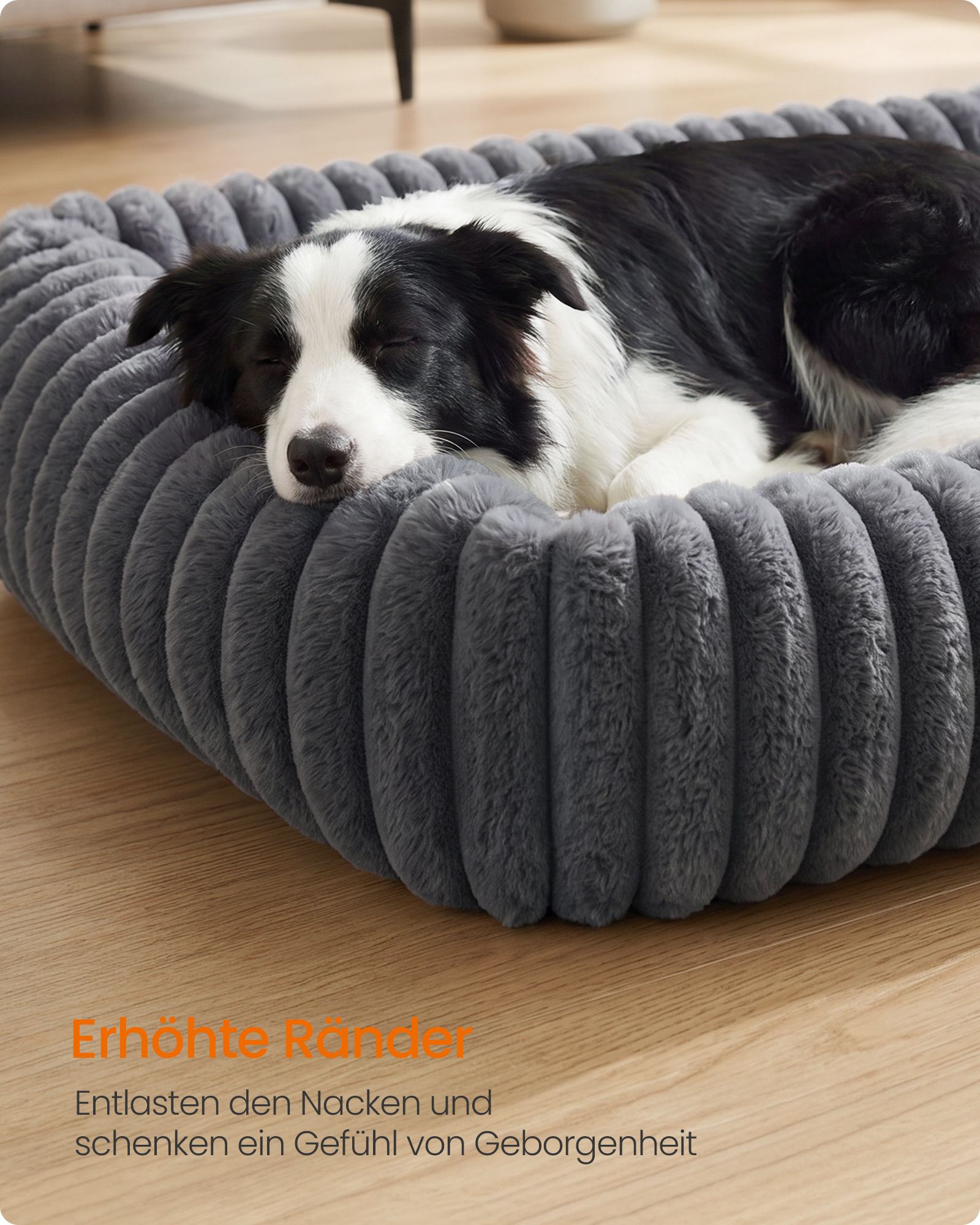 Stort ortopædisk hundeseng, 106 x 75 x 20 cm - Billede 4