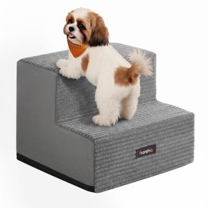 Foam dog steps with 2 steps, 30 x 38 x 28 cm