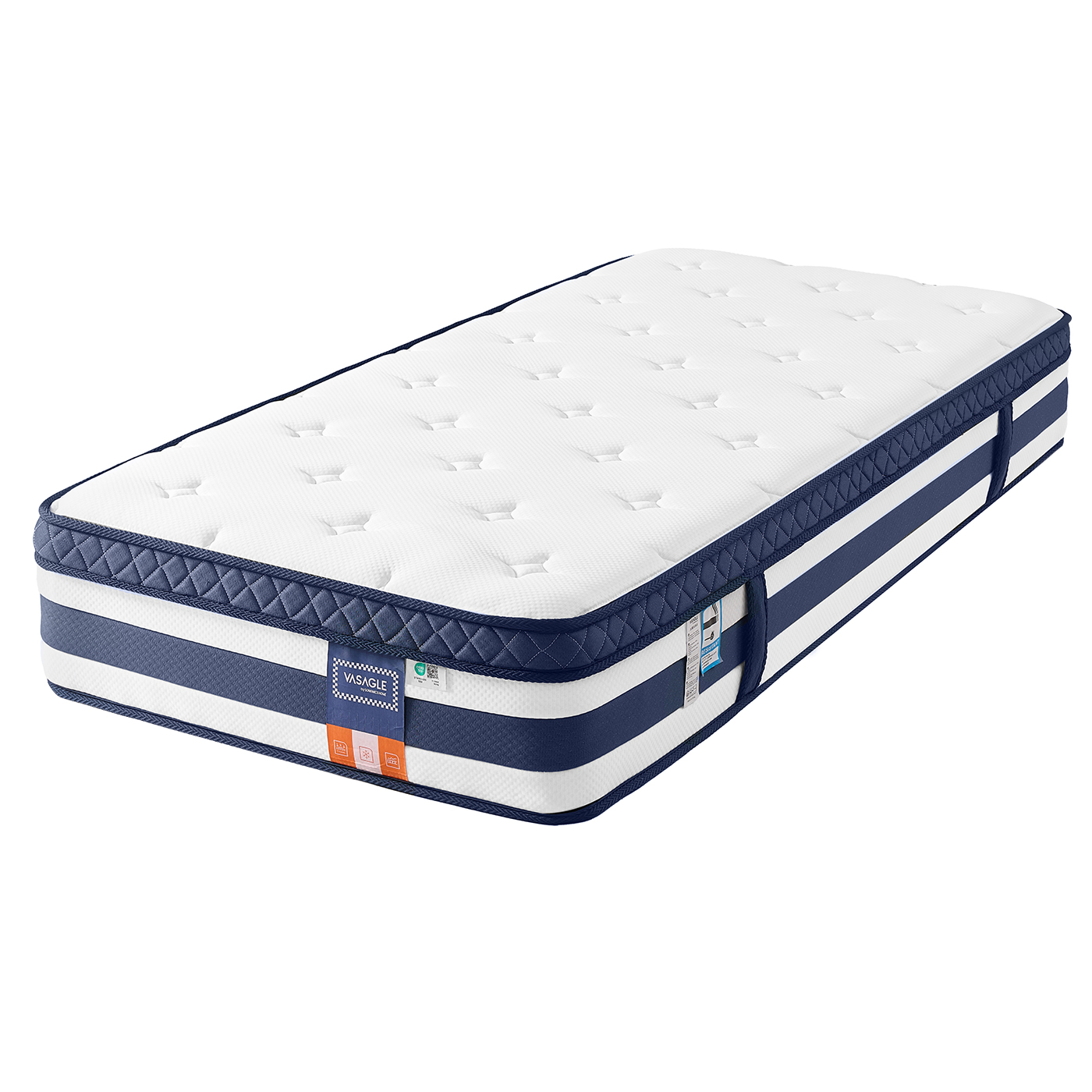 7-zone pocket spring mattress with gel memory foam